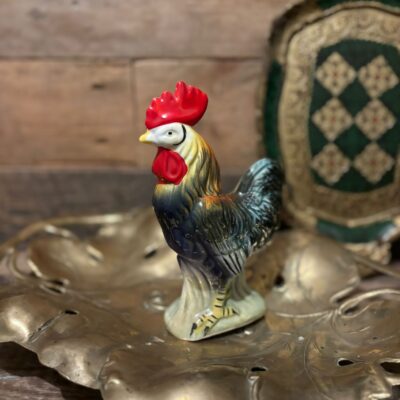 www.queensbrocanteboutique.nl webwinkel haan dierenbeeldje pasen paasdecoratie