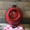 www.queensbrocanteboutique.nl brocante vintage emaille rood vergiet