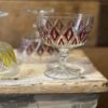 www.queensbrocanteboutique.nl webwinkel brocante vintage curiosa gekleurd glas