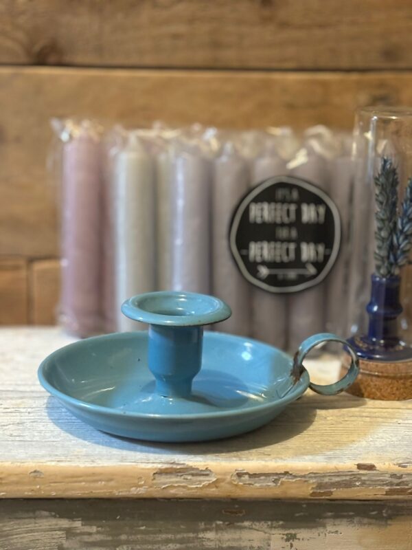 www.queensbrocanteboutique.nl webwinkel brocante vintage curiosa emaille keukenemaille blauw blaker