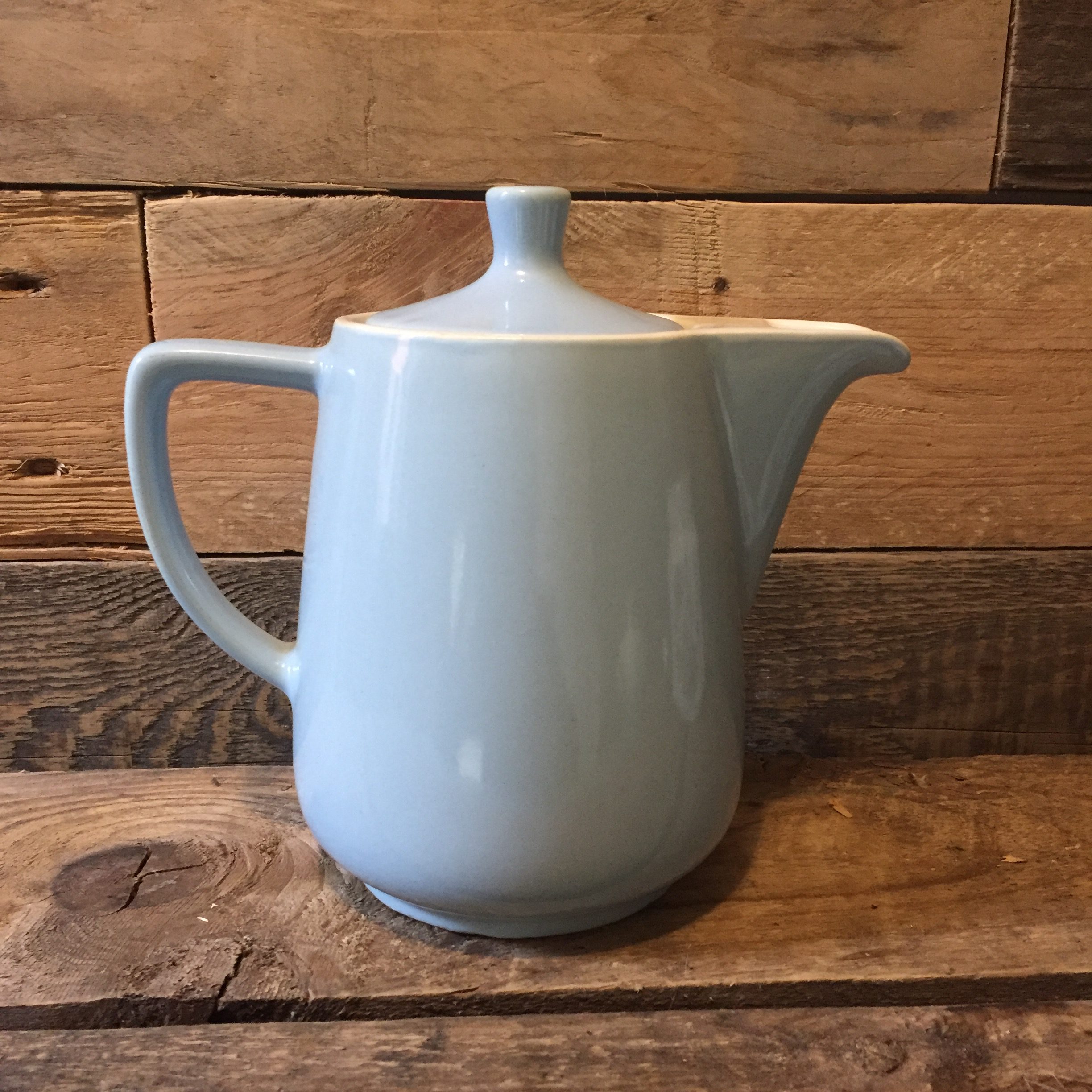 queens brocante boutique Theepot blauw pastel